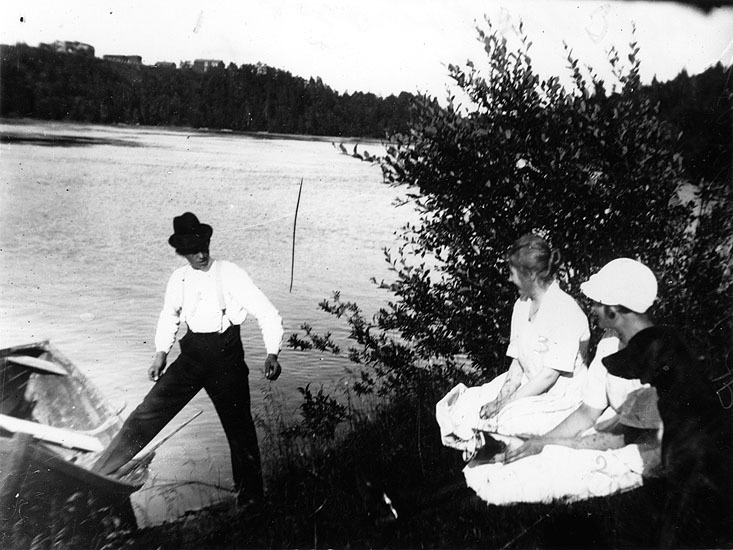 Axel Nordström, Svea Nordström och Ruth Strandb...