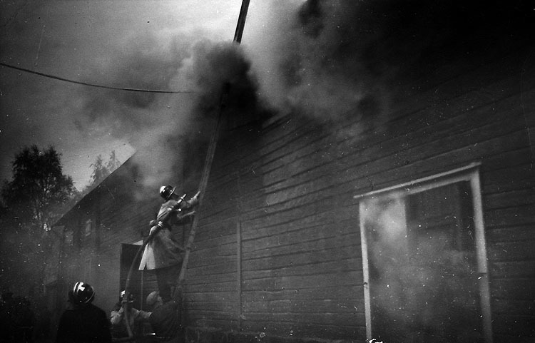 Eldsvåda i Bredgränd i november1939.