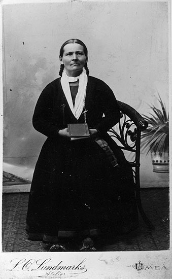 Porträtt av Anna Stina Klemmet, första hustru t...