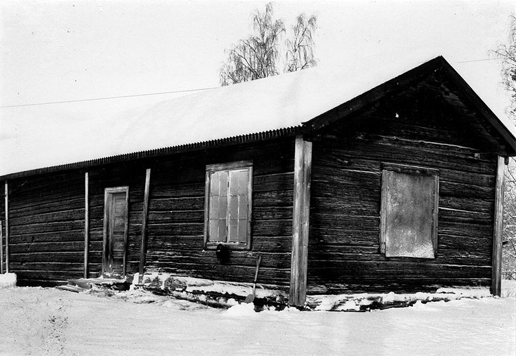 Bagarstuga i Kattisavan januari 1983.