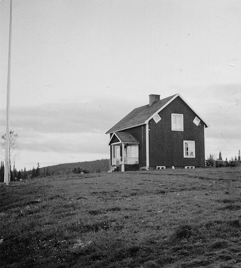 Halvar Normans gård i Risträsk, 1945.