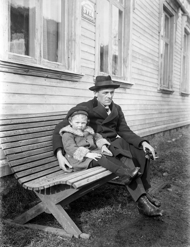Emil Nordvall med son Vindeln