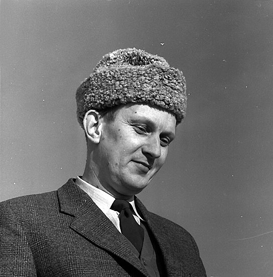 Vägmästare Nils Eliasson, Vilhelmina, 1962.