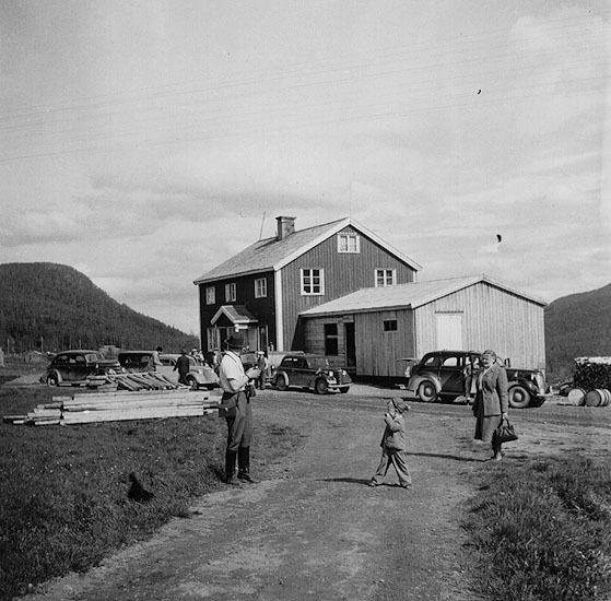 Fågelstams gård i Kittelfjäll, 1946.