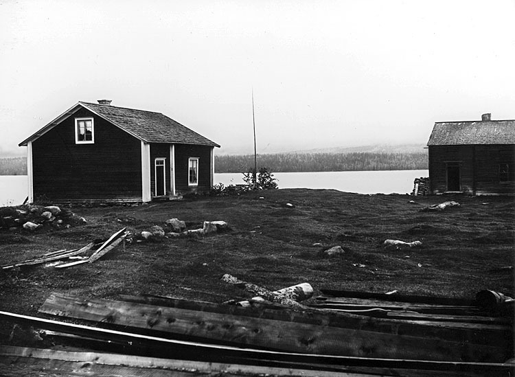 Ludvig Edlunds gård i Strömnäs, vid Malgomajsjön.