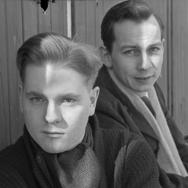 Sune Jonsson och Pär Frank år 1955.