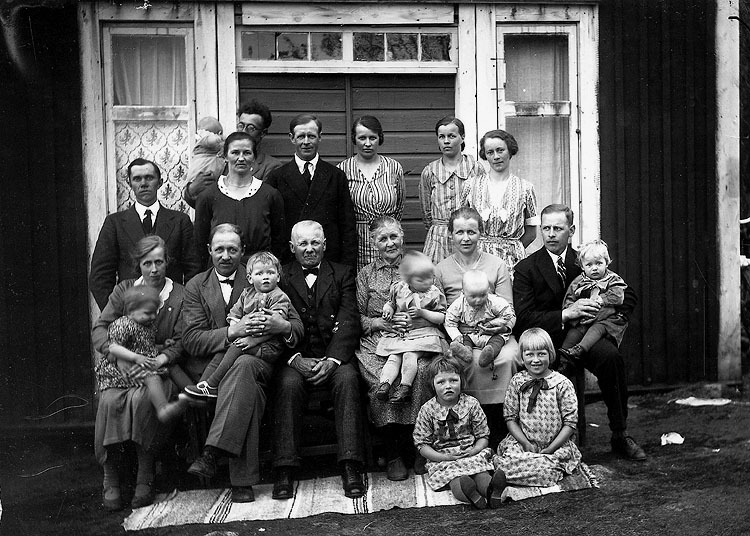 Familjen Carl-Ludvig Lundberg fotograferade i S...
