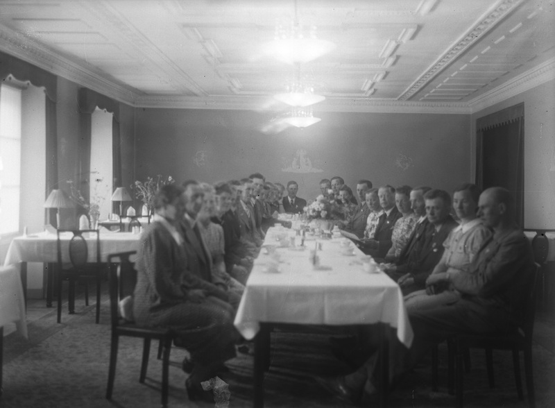 Åhlen & Holms agenter på resa 1942 i Stockholm.