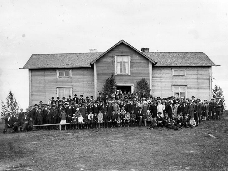 Släktmöte i Bygdeträsk i Juli 1929.