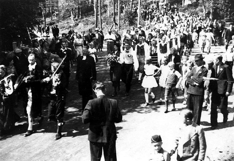 Hembyggdsfesten den 15 juli 1951.