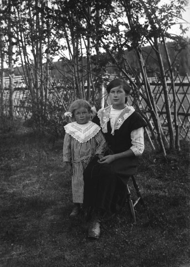Linnéa Nordström och storasyster Nellie Nordström.