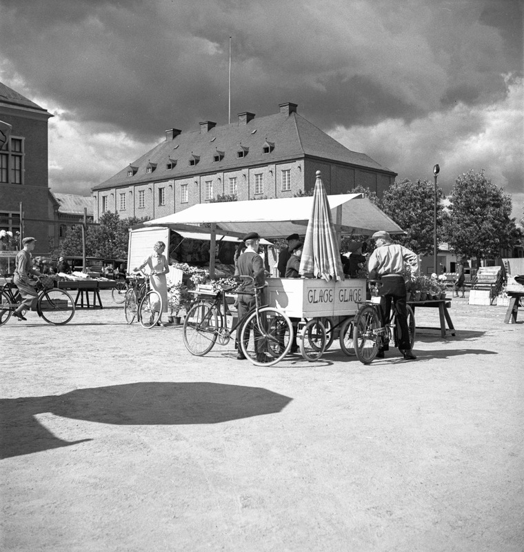 Vid glassvagnen Umeå 1934