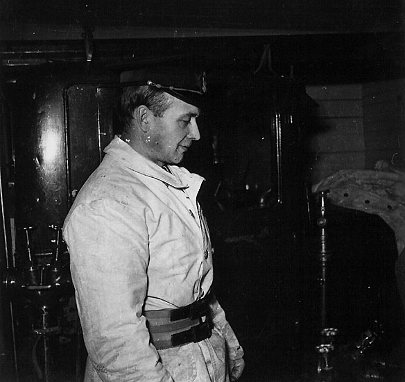 Brandchef Arne Nygren, Vilhelmina, 1956.