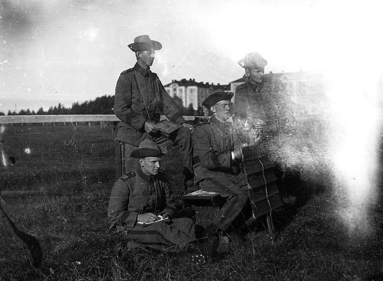 Soldater vid I 20, Umeå.