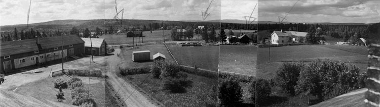 Panorama över bebyggelsen. Bertil Abrahamssons ...