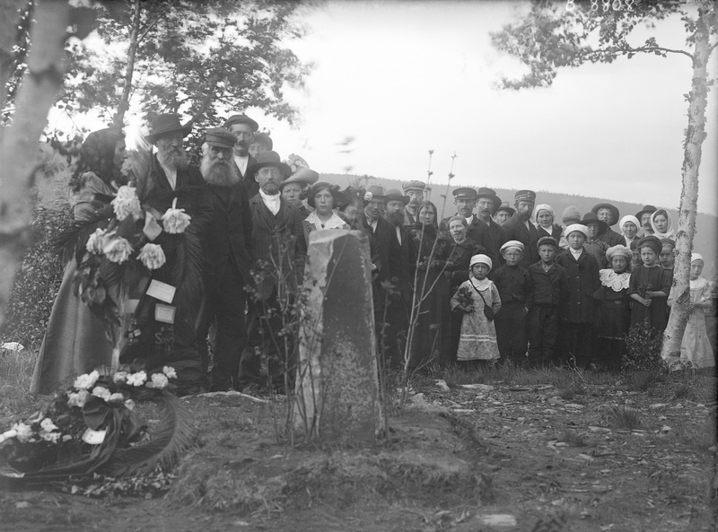 Anna från Brännbackens begravning 1914 i Ammarn...