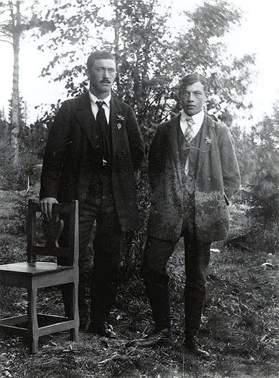 Från vänster: Oskar Burman, Kallön, Arjeplog oc...
