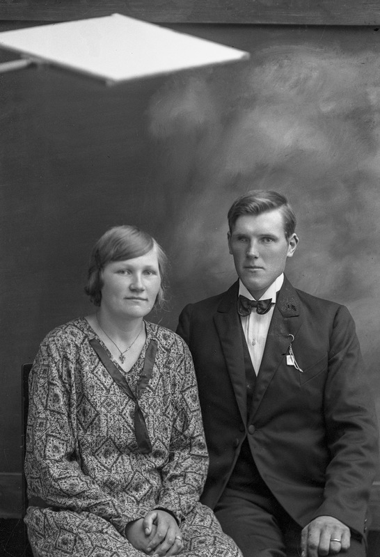 Linnea Sjökvist och Per Oskar Sjökvist (gifta).