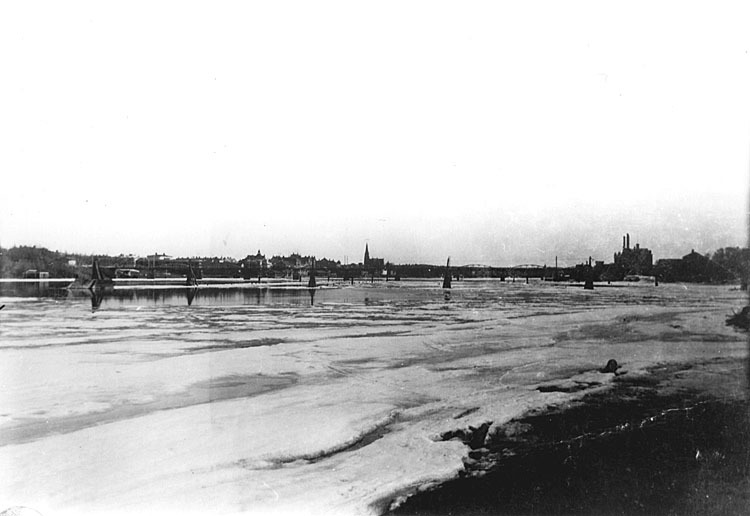Panorama från Bölekanalen 1912.