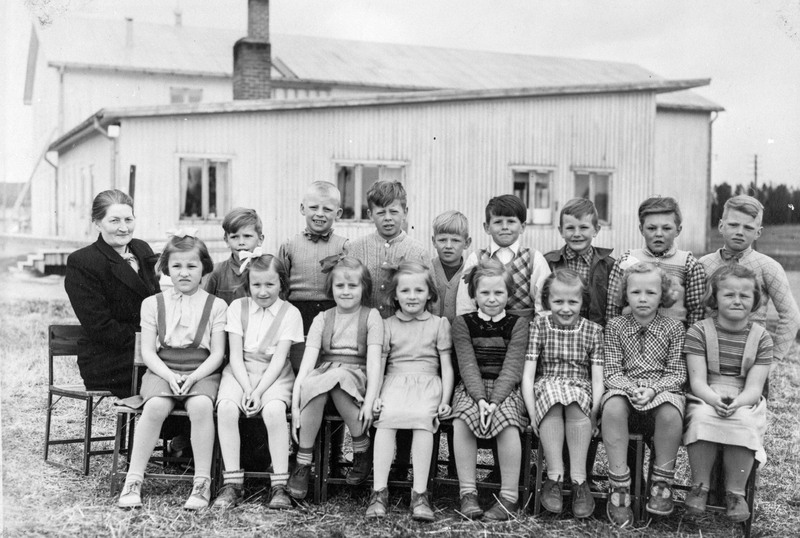 Flarkens folkskola 1950, klass 1.