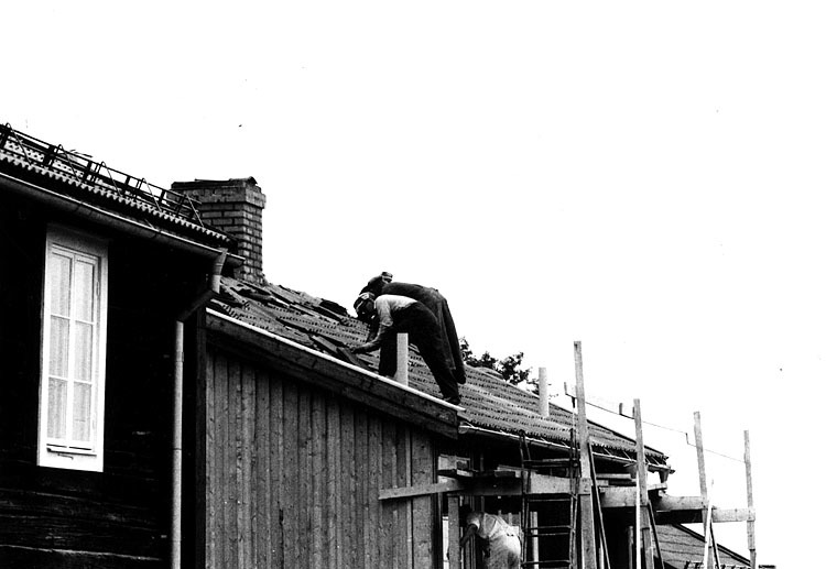 Kyrkstaden i Vilhelmina. 1 juli 1970.