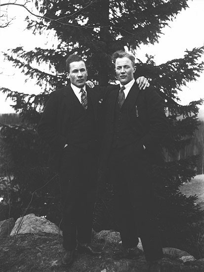 Kalle Lundberg och Manfred Lundberg.