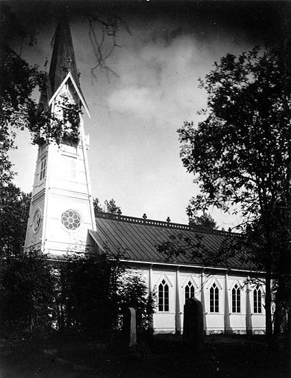 Kyrkan i Robertsfors år 1939.