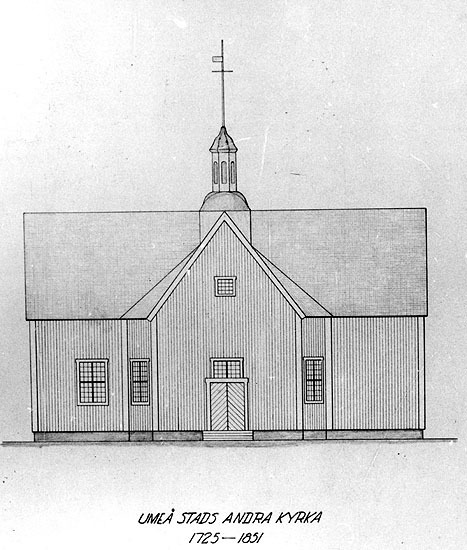 Umeå stads andra kyrka 1725 -1851. Rekonstrukti...