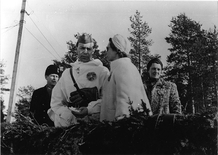 Skid SM 1941. Prins Gustaf Adolf och prinsessan...