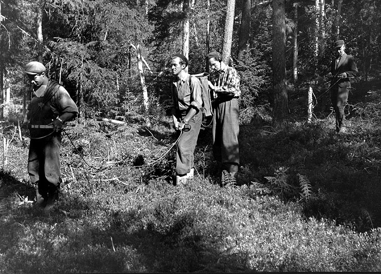 Elektrisk malmletning, Nilsliden 29/6 1943.