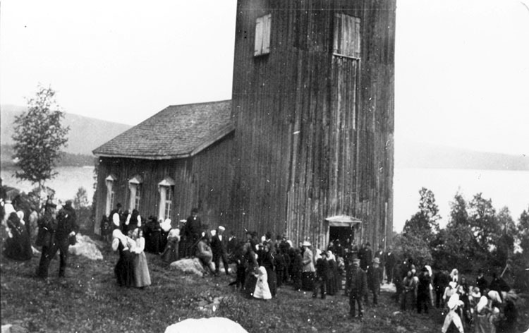 Gamla kyrkan 1906.