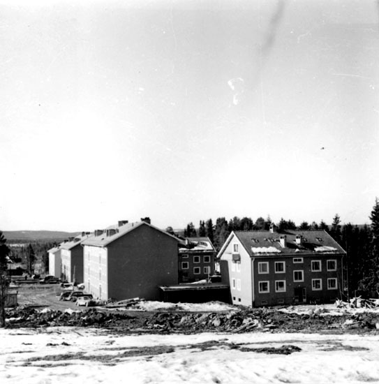 Åsgatan i Vilhelmina, 1958.