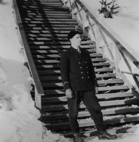 Arne Lindberg i Österåsen, Sollefteå 1958. Jobb...