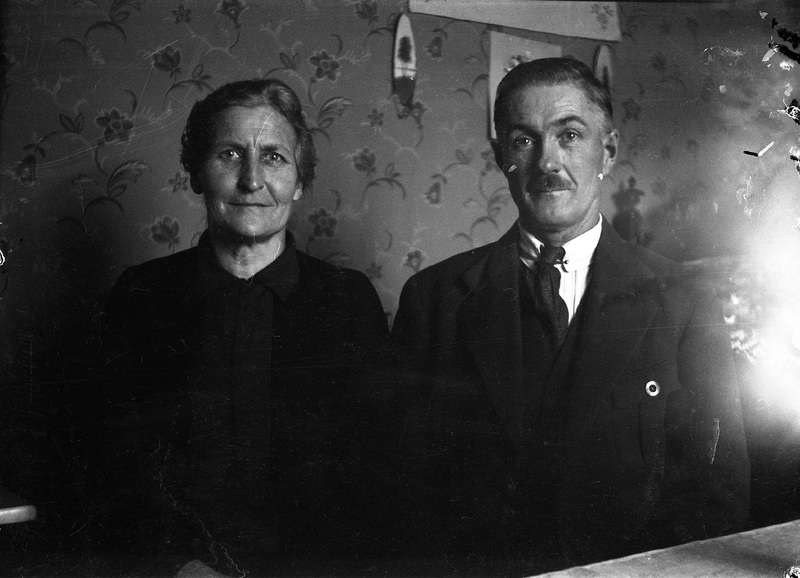 Maria och Oskar Andersson, Långbränna, 1931.