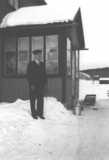 Allan Burström hemma i Bjurbäck.