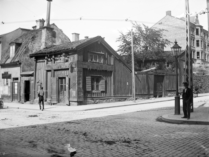 Hörnet av Göt- och Folkungagatan 1902