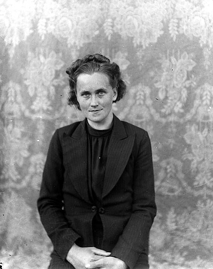 Ingeborg Lindgren, fotograferad 3/8 1925.