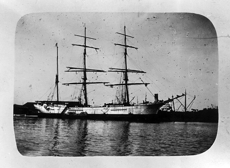 Segelfartyg i Ratans hamn, 15/6, 1914.