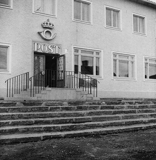 Posthuset i Vilhelmina, 1949.