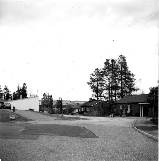 Småhus vid Källvägen på Villaryd.