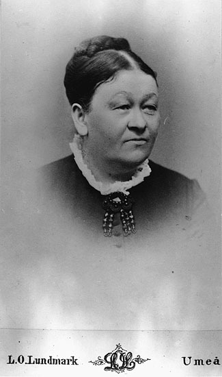 Fru Albertina Sollén.