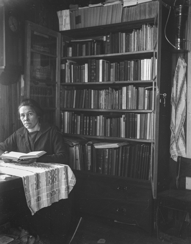 O.F. Johanssons hustru Thilda. Foto 1925.