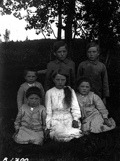 Ungdom från Kåtaliden 1918-1919.