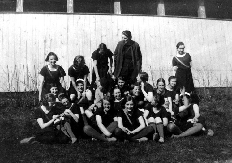 Klass 2A på lärarseminariet i Umeå 1931.