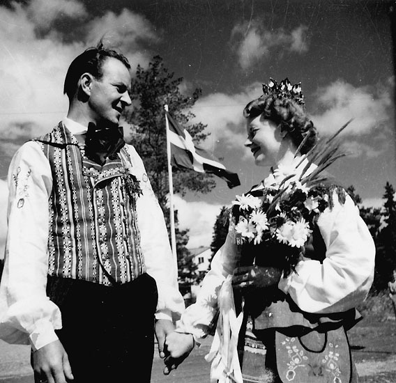Charles Lindberg och Clara Lindblad, hembygdsbr...