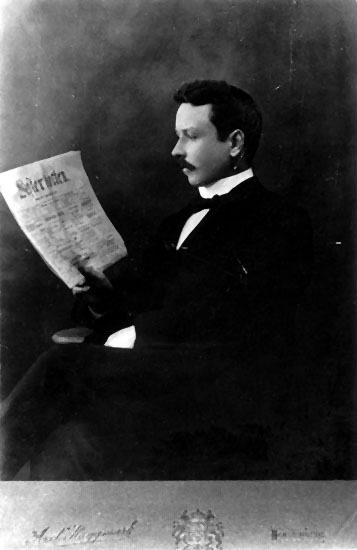 Gustav Rosén omkring 1905.