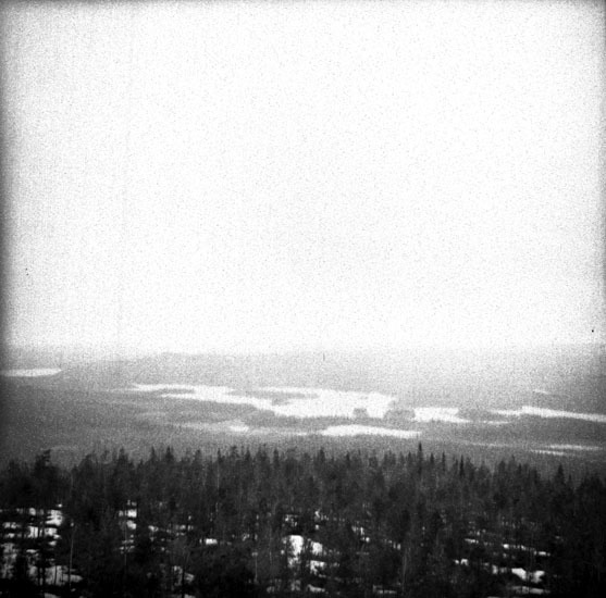 Utsikt från Skällberget, Degerfors högsta berg,...