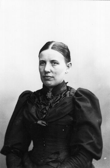 Fru Dahlstedt på 1890-talet.