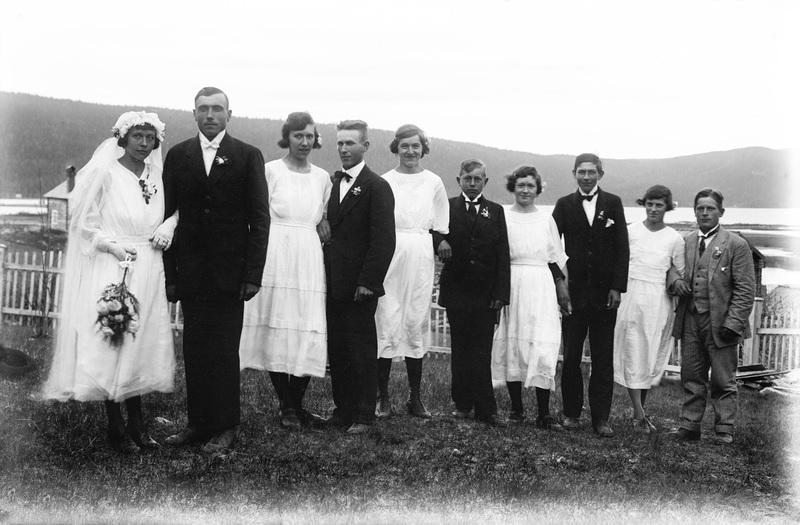 Bröllopsbild år 1923.