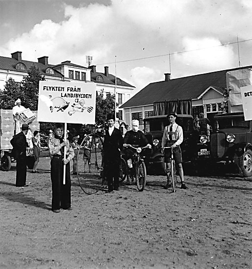 Umeå stad. Nöjen. Barnens dagfirande. 1938.